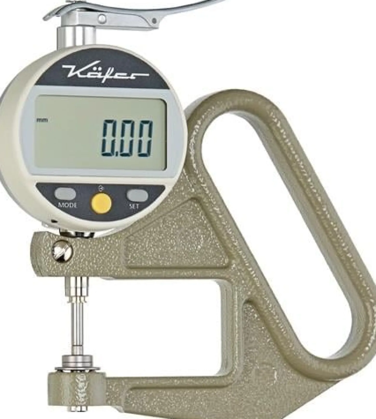 KÄFER Dickenmessgerät JD 50 Messber.12,5mm Abl.0,01mm dig.fl.10=cmm - 20048