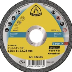 KLINGSPOR Trennscheibe Z 960 TX Ø 125 x 1 mm gerade - 322185