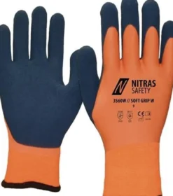 Kälteschutzhandschuh SOFT GRIP W Gr.11 orange/dunkelblau EN 388,EN 511 PSA II