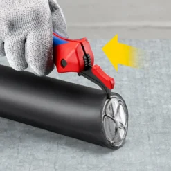 Knipex Abmantelungsmesser mit Gleitschuh und Ratschenfunktion - 1650145SB