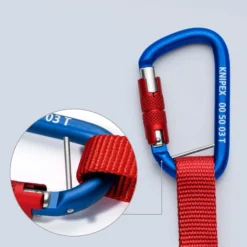 Knipex Adapterschlaufe6kg + Materialkarabiner - 005013TBK