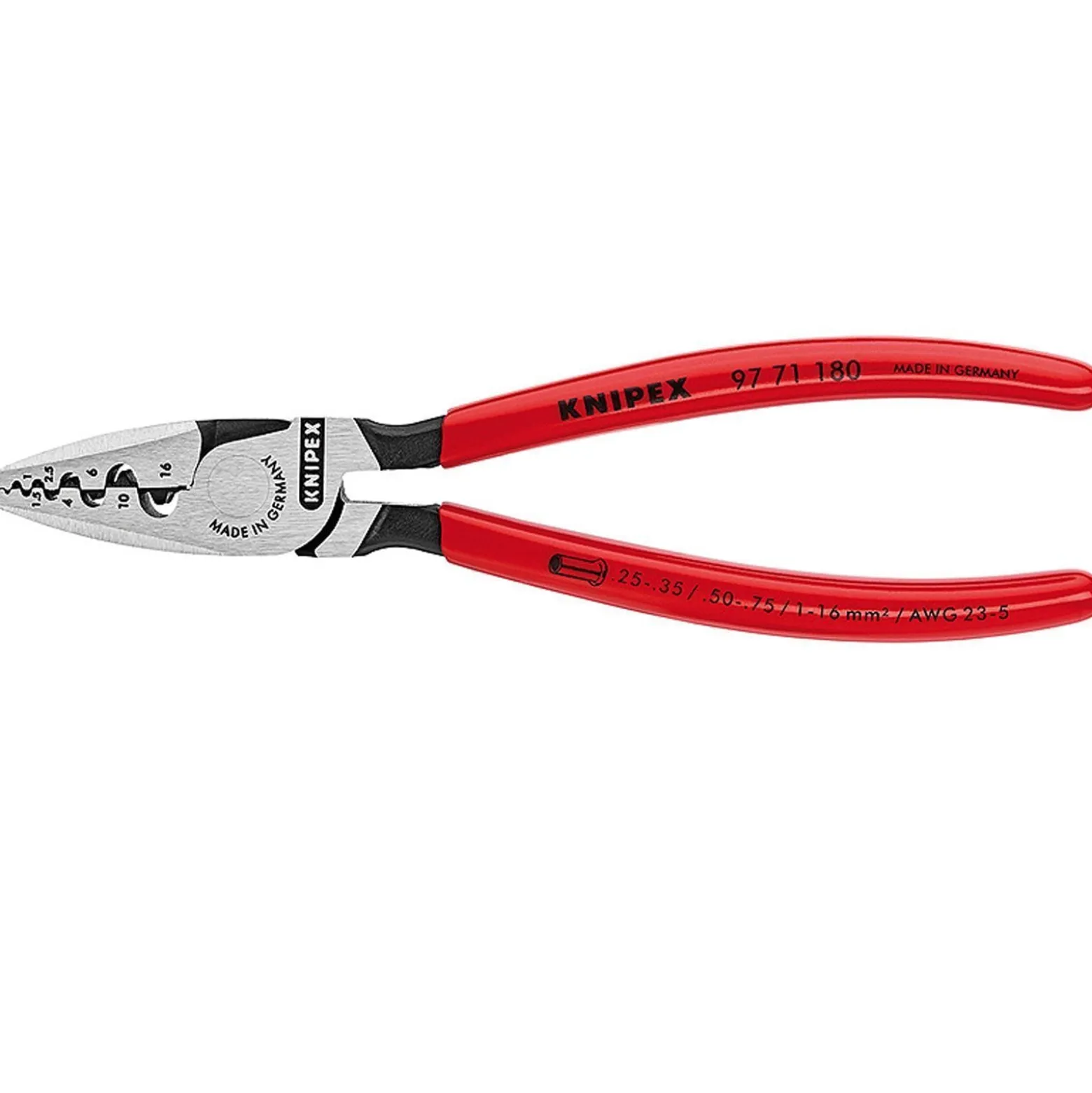 Knipex Aderendhülsenzange 180 mm - 9771180