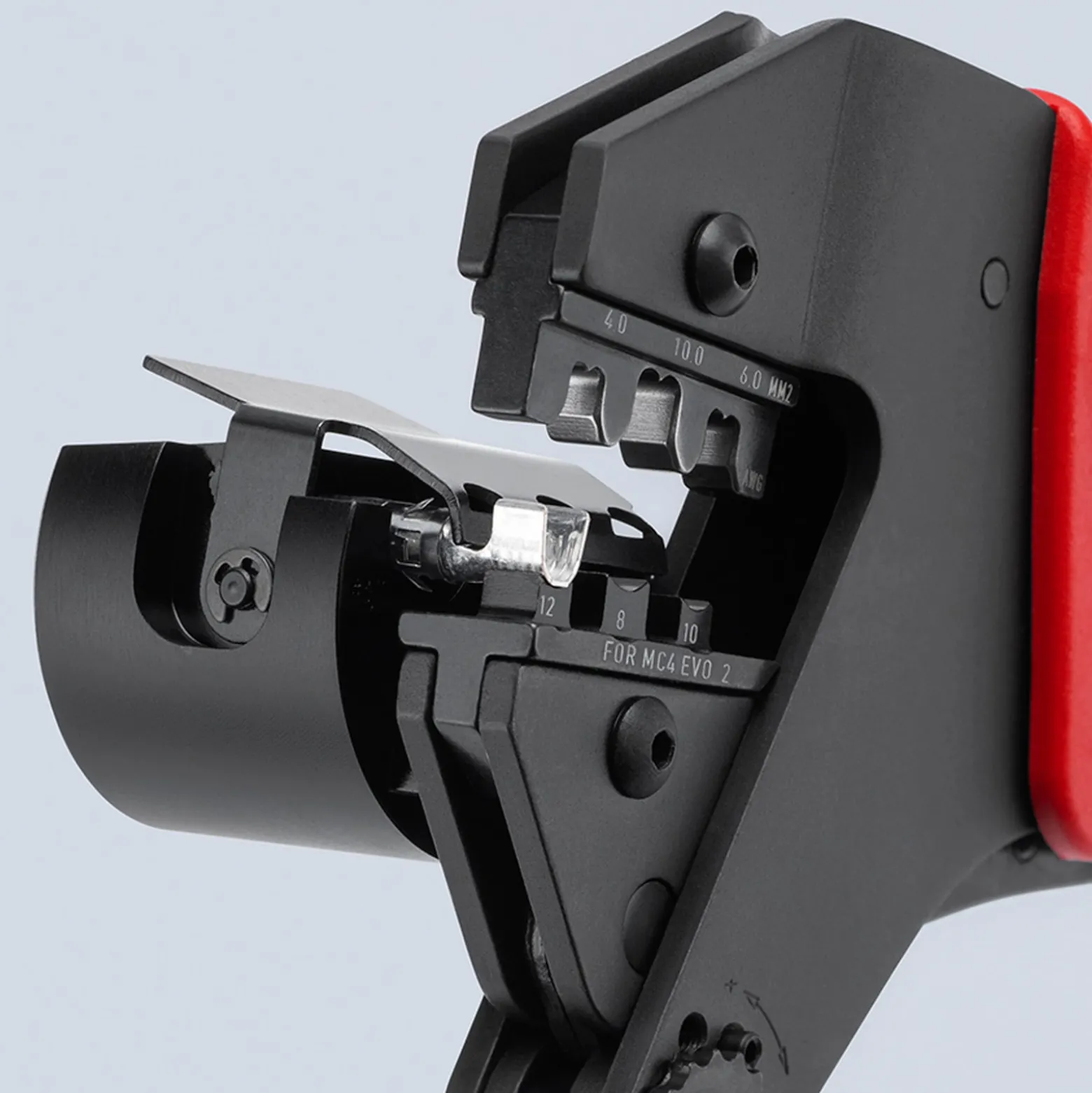 Knipex Crimp-Systemzange MC4 EVO2 brüniert 200 mm - 974366EVO