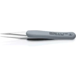 Knipex Gummi-Pinzette ESD Edelstahl 123 mm - 922110ESD