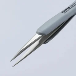 Knipex Gummi-Pinzette ESD Edelstahl 123 mm - 922110ESD
