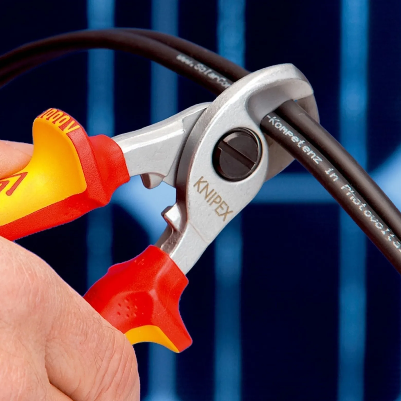 Knipex Kabelschere mit Befestigungsöse - 9516165T