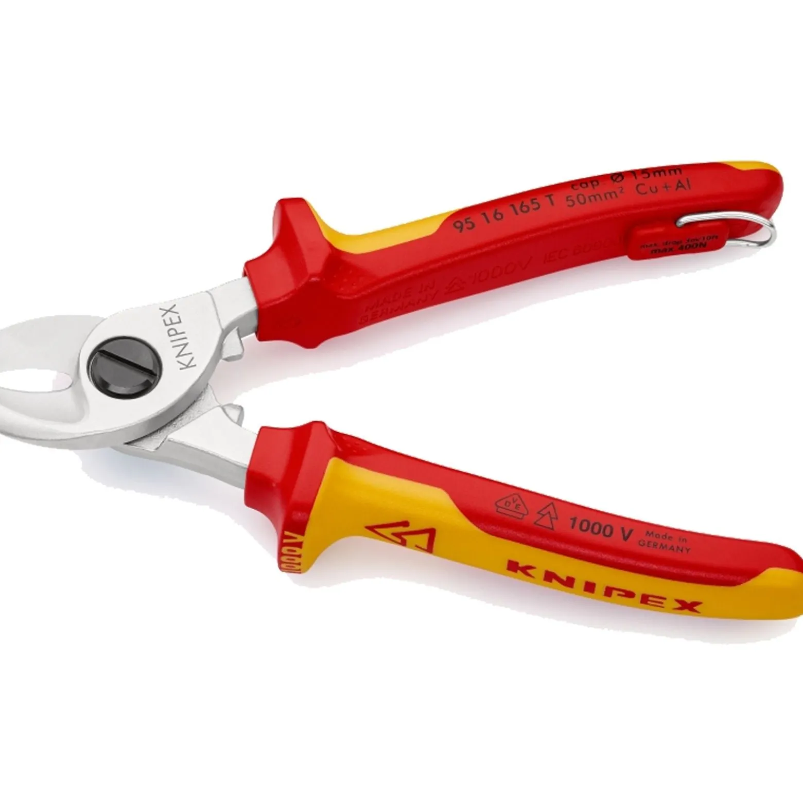 Knipex Kabelschere mit Befestigungsöse - 9516165T
