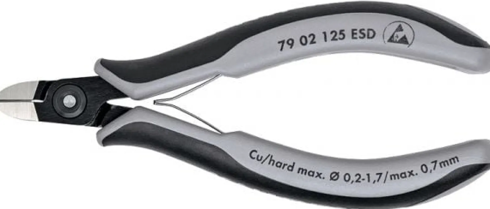Knipex Präz.-Elek.-Seitenschneider -7902125ESD