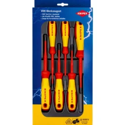 Knipex VDE Schraubendreher-Set Schlitz / Phillips® / Pozidriv® 6tlg. - 002012V04