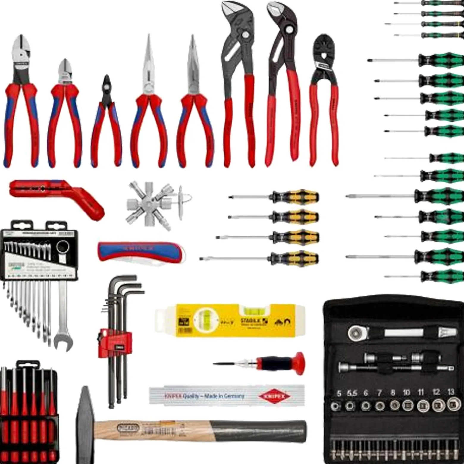 Knipex Werkzeugkoffer "BIG Basic Move" Mechanik 79tlg. - 002106M