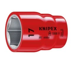 Knipex 1x Steckschlüsseleinsatz für Sechskantschrauben 3/8" - 98373/4"