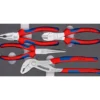 Knipex Zangen-Set Basic Chrom 4tlg. in Schaumstoffeinlage - 002001V17