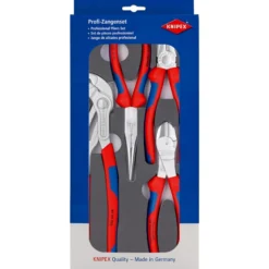 Knipex Zangen-Set Basic Chrom 4tlg. in Schaumstoffeinlage - 002001V17