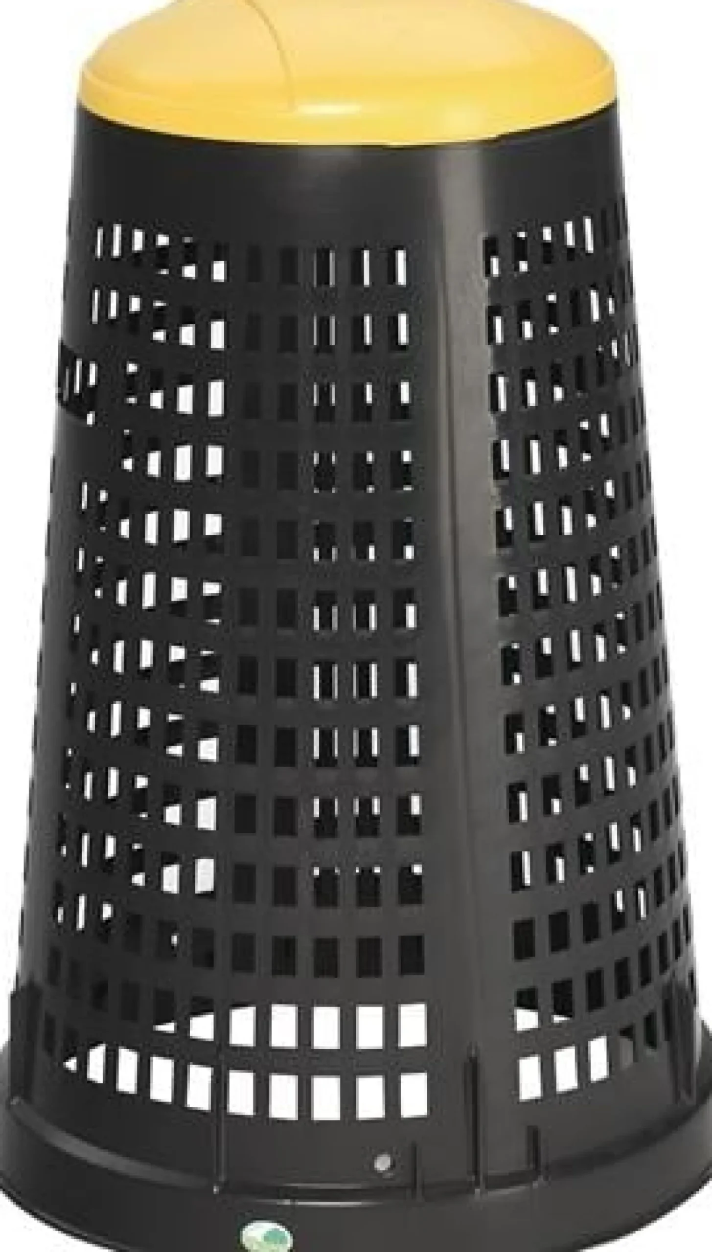Korbständer D525xH880mmPP schwarz Deckel gelb f.120l Säcke