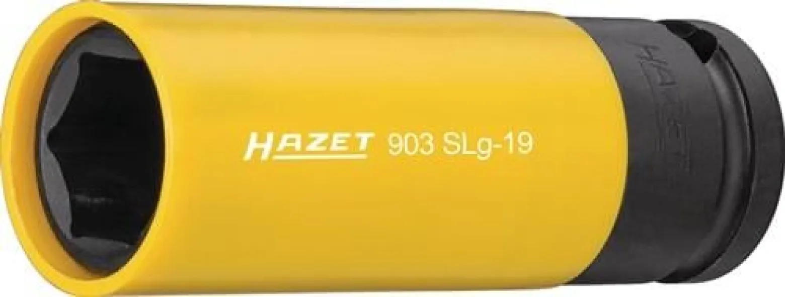 Kraftschraubersteckschlüsseleinsatz 903SLG-19 1/2Zoll 6KT m.Ku.Hülse SW19mm 85mm