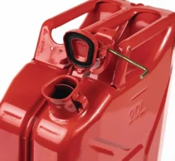 Kraftstoffkanister 10l Feuerrot RAL 3000 Stahlbl.0,9mm L345xB165xH275mm VALPRO