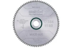 Kreissägeblatt multi cut professional HW/CT D254xB2,4x30mm 80Z. Flach-Trapezzahn