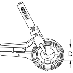 KS TOOLS Abstech- und Anfasgrundgerät 110 mm - 222.5000