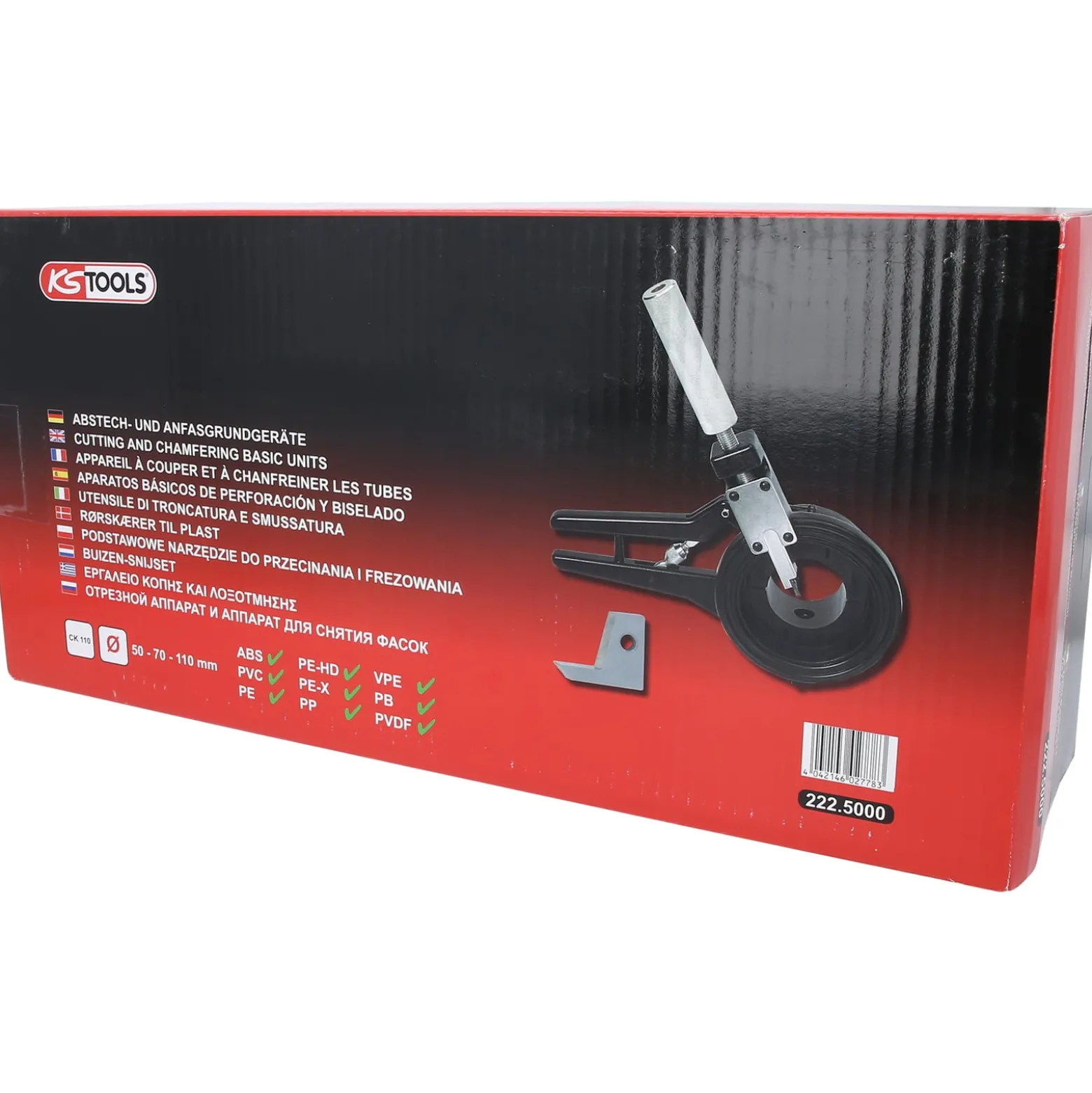 KS TOOLS Abstech- und Anfasgrundgerät 110 mm - 222.5000