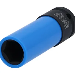KS TOOLS 1/2" Alu-Felgen Kraft-Stecknuss robust lang 17 mm - 515.1073