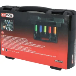 KS TOOLS 1/2" Alu-Felgen Kraft-Stecknuss-Satz robust 5tlg. - 515.0870