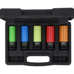 KS TOOLS 1/2" Alu-Felgen Kraft-Stecknuss-Satz robust 5tlg. - 515.0870
