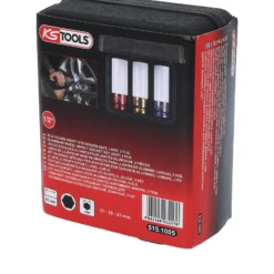 KS TOOLS 1/2" Alu-Felgen Kraft-Stecknuss-Satz 3tlg. - 515.1005