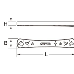 KS TOOLS Ausrichtungswerkzeug 248 mm - 117.1723