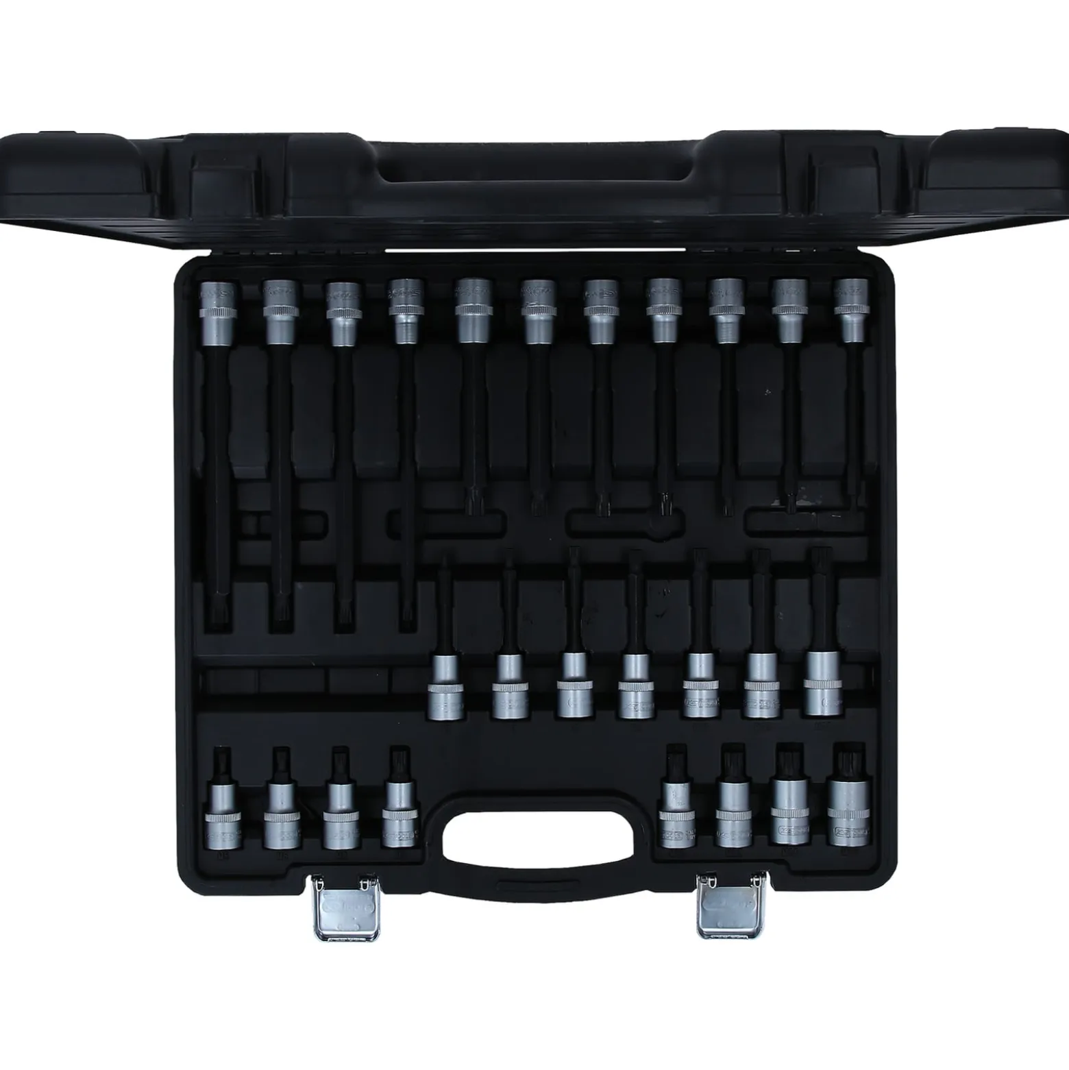 KS TOOLS 1/2" Bit-Stecknuss-Satz für Vielzahn (XZN)-Schrauben 26tlg. - 911.4540