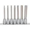 KS TOOLS 3/8" Bit-Stecknuss-Satz Innensechskant lang 7tlg. - 911.1560