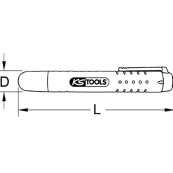 KS TOOLS Bremsflüssigkeitstester für DOT und ENV - 150.1969