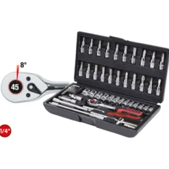 KS TOOLS 1/4" CHROMEplus Steckschlüssel-Satz 48tlg. - 918.0648