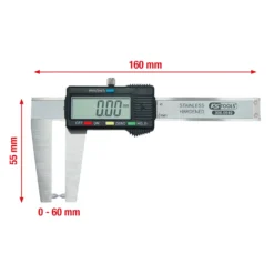 KS TOOLS Digital-Bremsscheiben-Messschieber 0-60 mm 160 mm - 300.0540