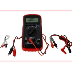 KS TOOLS Digital Multimeter inkl. Prüfspitzen und Krokodilklemmen - 150.1480