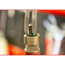 KS TOOLS Doppelgelenk-Sicherungszange für Innensicherungsringe mit auswechselbaren Spitzen - 500.7035