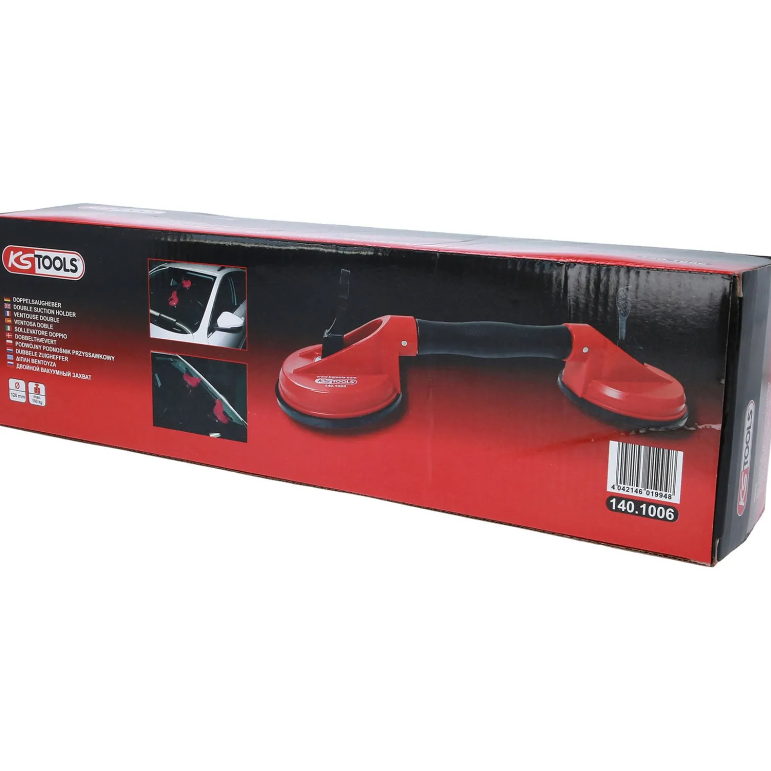 KS TOOLS Doppelsaugheber 100kg - 140.1006