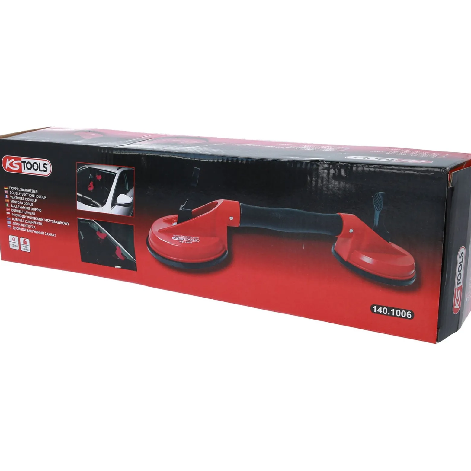 KS TOOLS Doppelsaugheber 100kg - 140.1006
