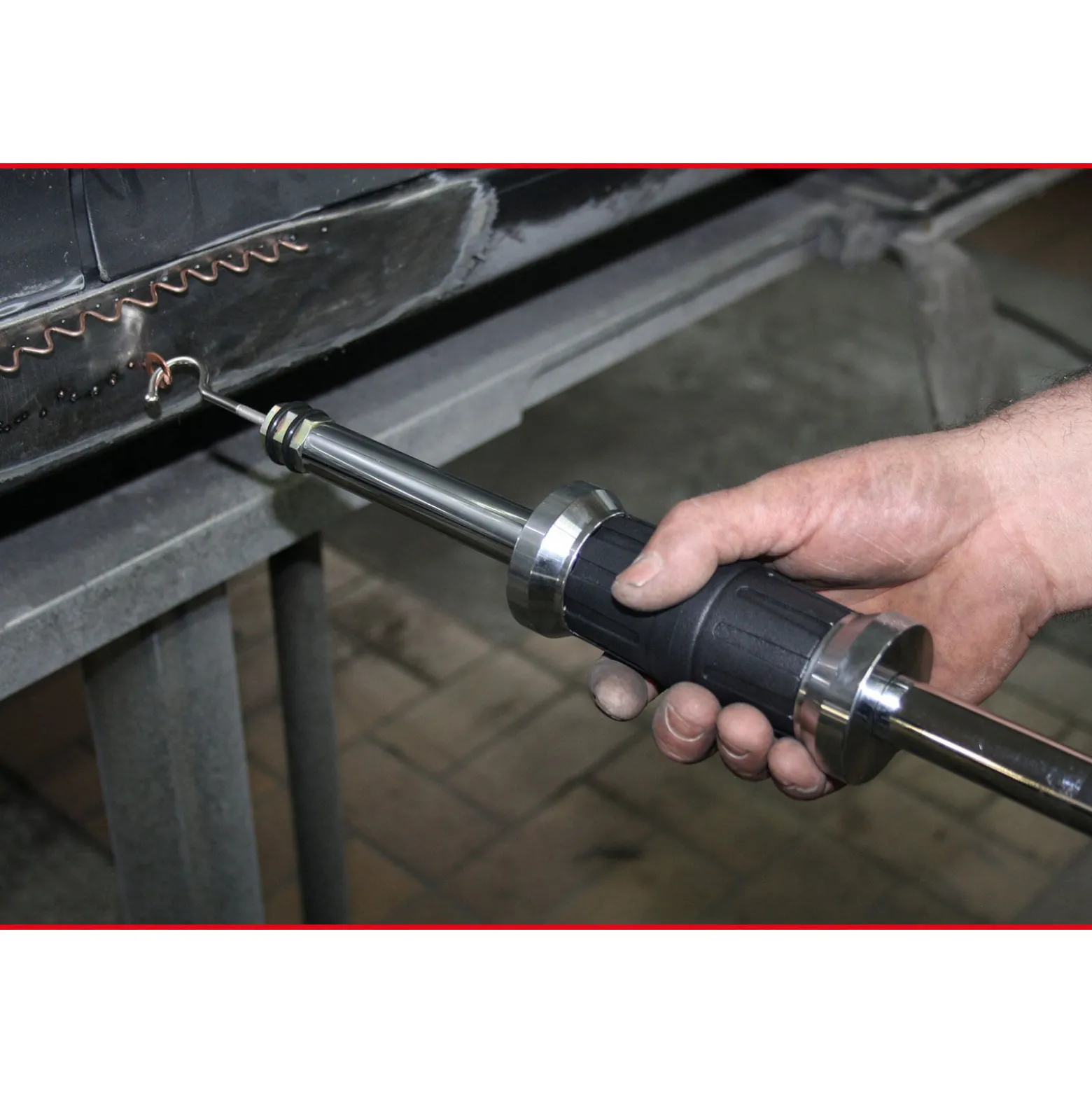 KS TOOLS Druckluft-Ausbeulhammer-Satz 5tlg. - 140.2080