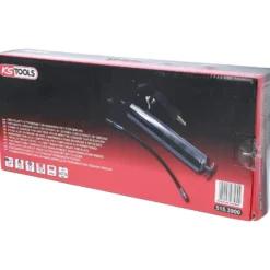 KS TOOLS Druckluft-Fettpresse mit flexiblem Schlauch und Düse - 515.3900