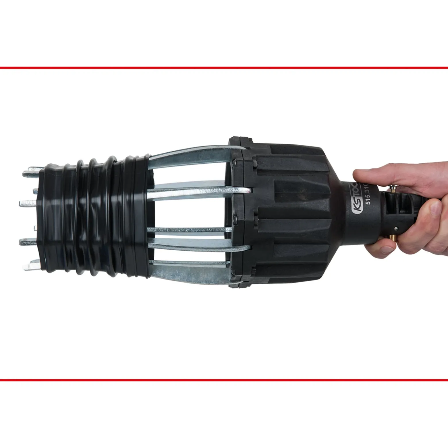KS TOOLS Druckluftmontagegerät für Achsmanschetten 450 mm - 515.3100