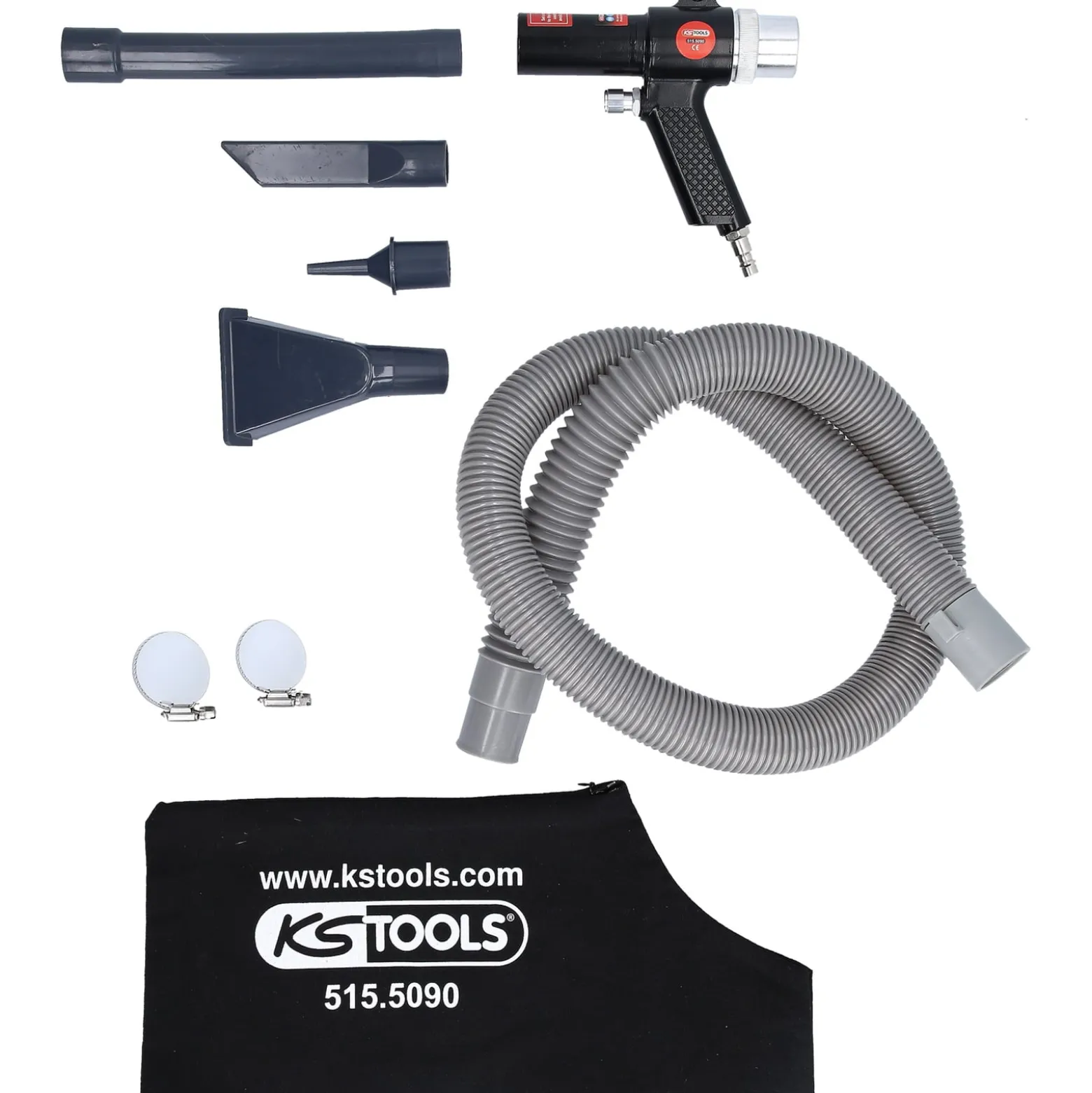 KS TOOLS Druckluft-Saug-Blaspistole 145 mm - 515.5090