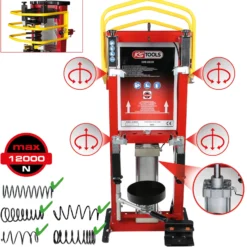 KS TOOLS Druckluft-Stand-Federspanner max. 10 bar - 500.8800