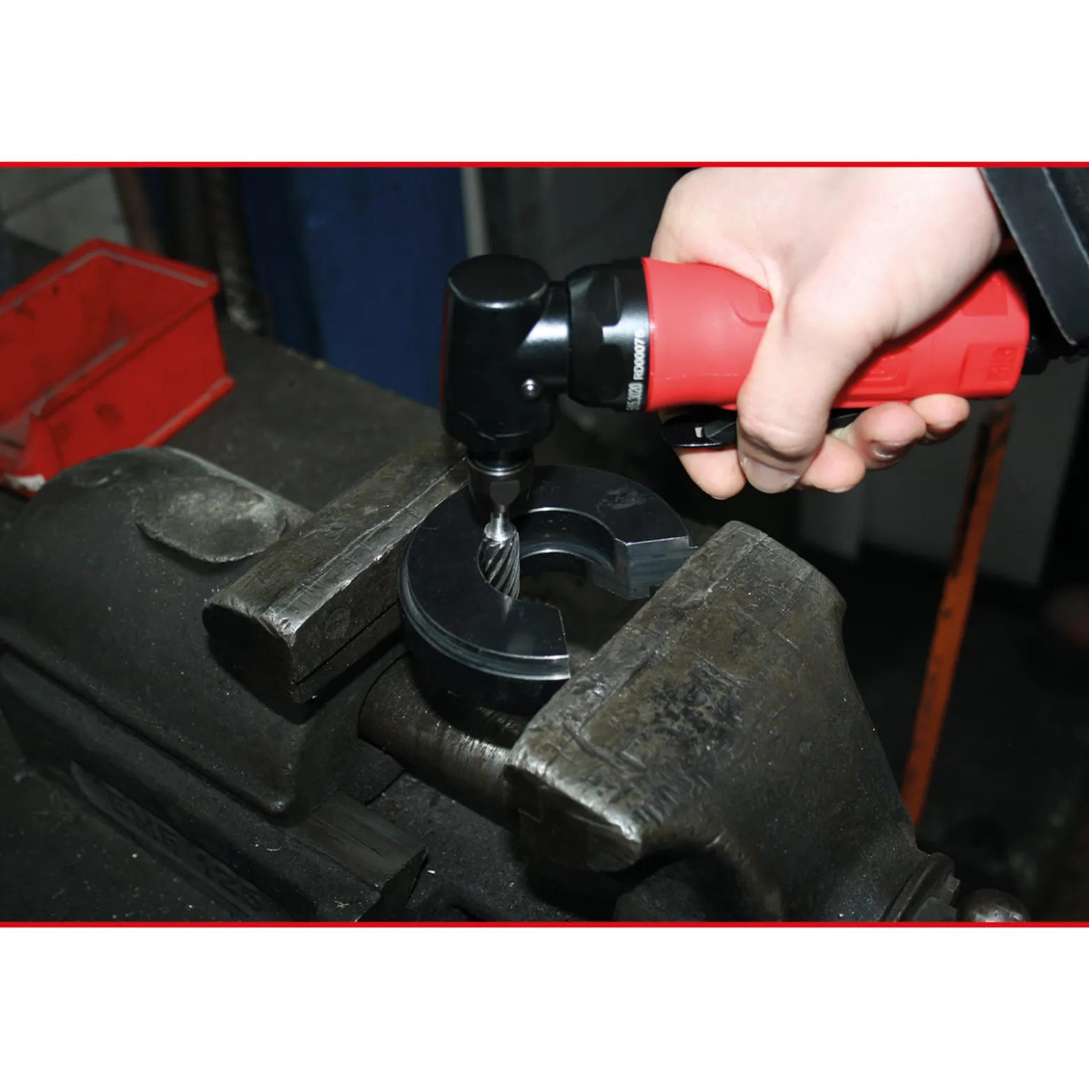 KS TOOLS Druckluft-Winkelstabschleifer 18.000 U/min - 515.5420