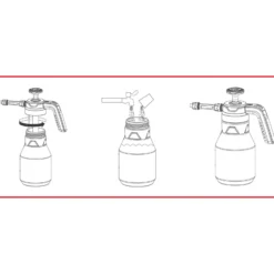 KS TOOLS Druck-Pump-Schaum-Sprüher (Schäumer), 1,5 l - 150.8271
