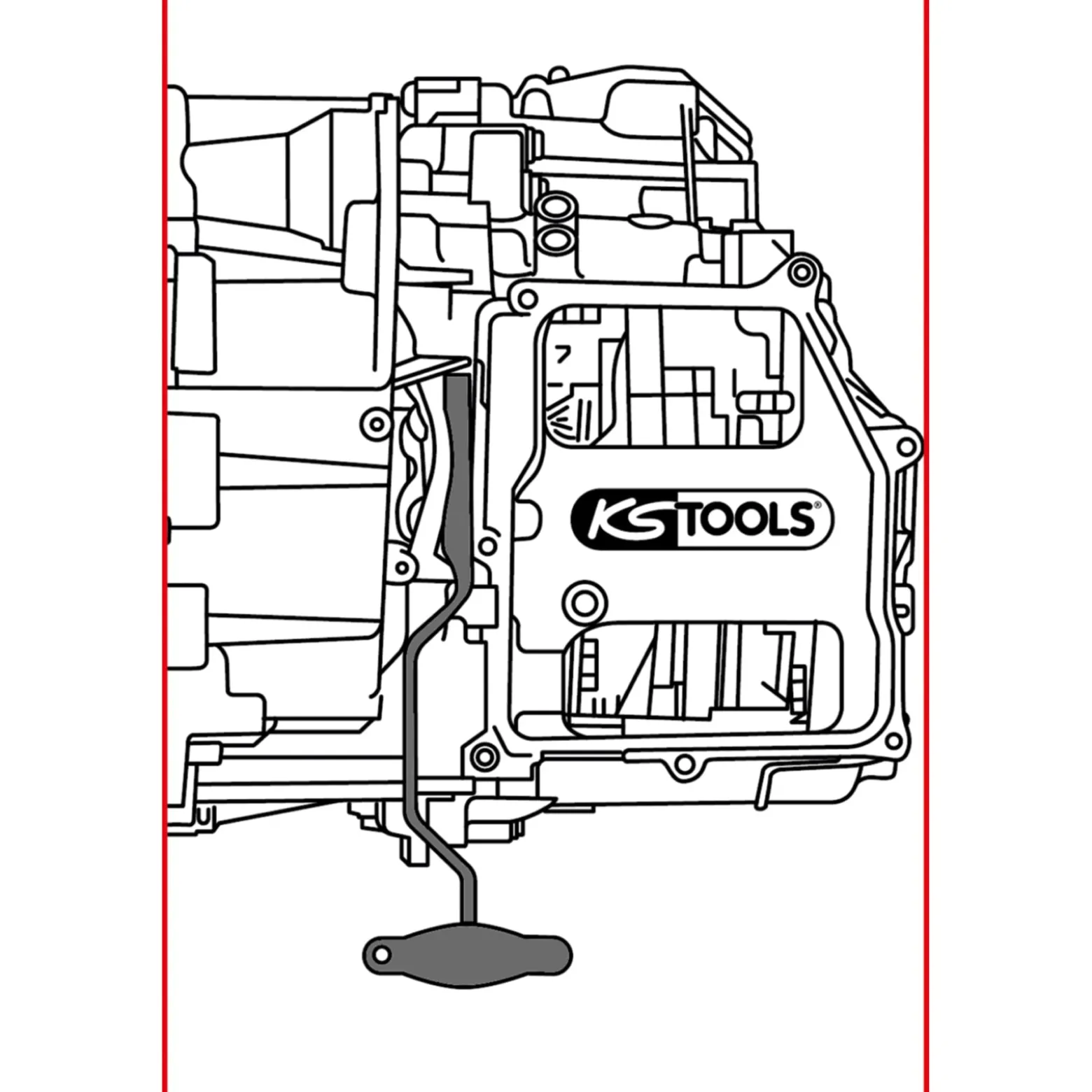 KS TOOLS DSG-Montage-Werkzeug für VAG - 150.2457