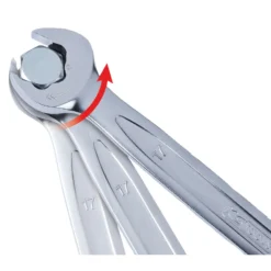 KS TOOLS DUO GEARplus Ringmaulschlüssel Maul-Ratschenfunktion 21 mm - 503.5221