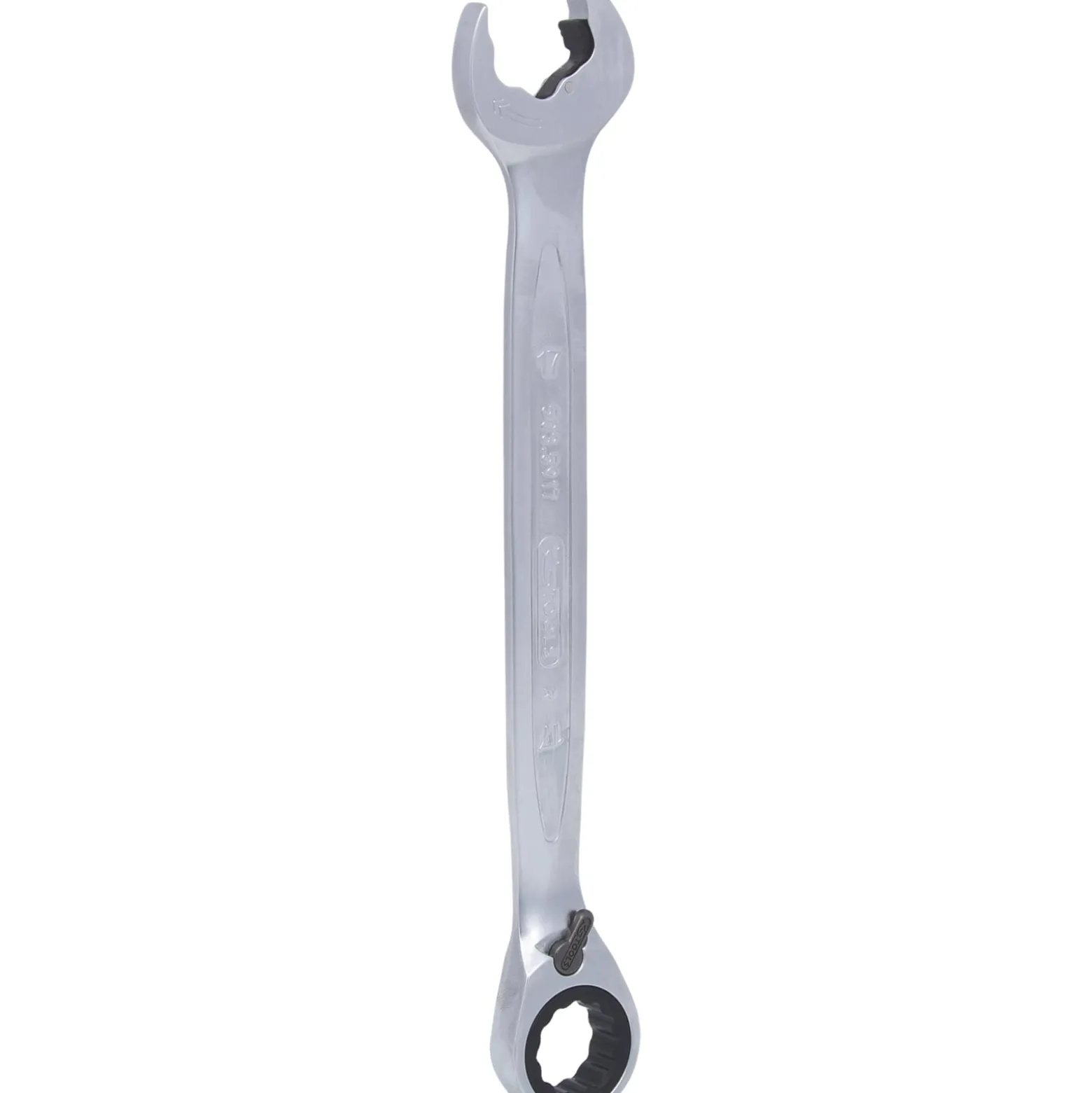 KS TOOLS DUO GEARplus Ringmaulschlüssel Maul-Ratschenfunktion 17 mm umschaltbar - 503.5917
