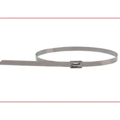 KS TOOLS Edelstahl Kabelbinder mit Kugelverschluss 4,6 x 200 mm 100 Stk. - 115.1591