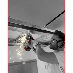 KS TOOLS eMONSTER Brushless-Akku-Winkelschleifer-Satz 4tlg. - 515.6200