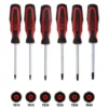 KS TOOLS ERGOTORQUEplus Schraubendreher-Satz 6tlg. Torx mit Bohrung - 159.0040
